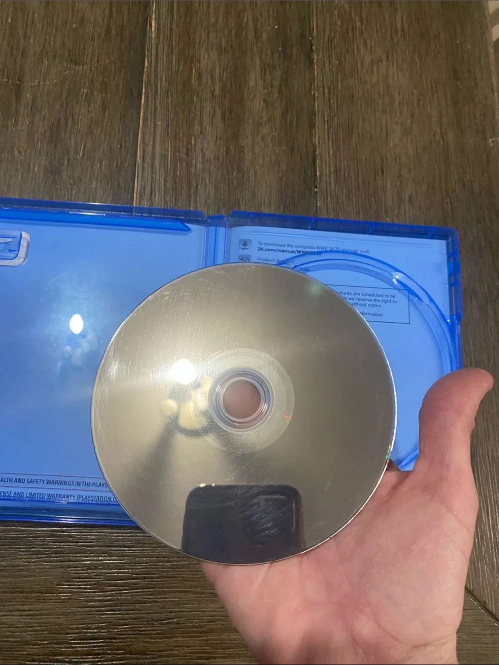 Sony PS5 WWE 2K25 - Black, Red, Blue Cover